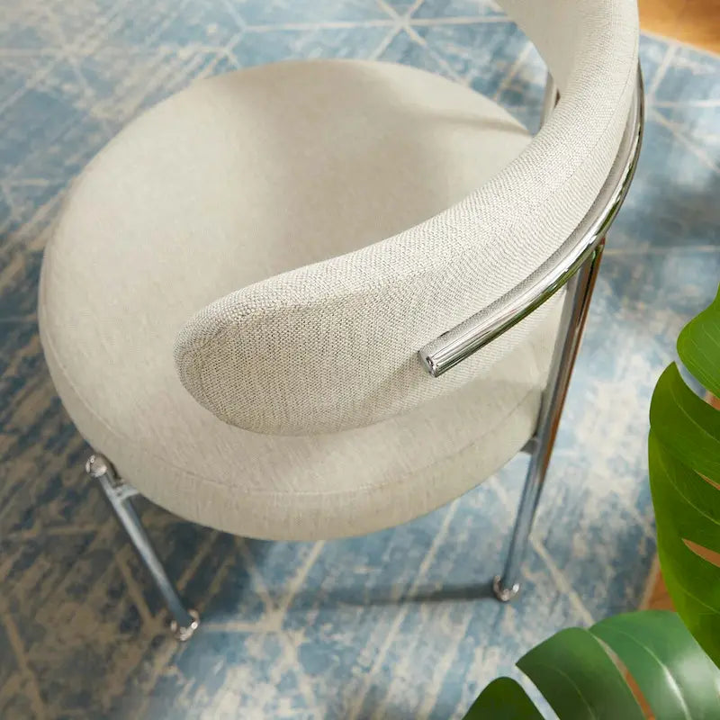 Chaises de salle à manger en tissu Albie – Lot de 2