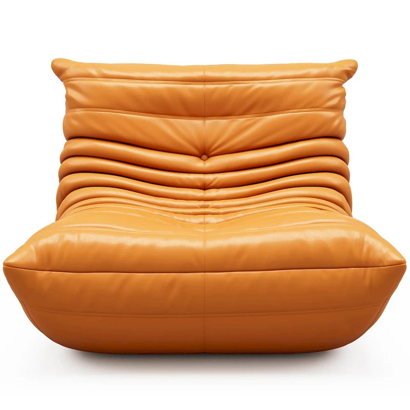 Furgle Canapé en cuir microfibre Design ergonomique Canapé paresseux Canapé de sol