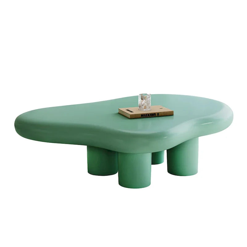 48,5 Table Basse Moderne Forme Nuage 4 Pieds