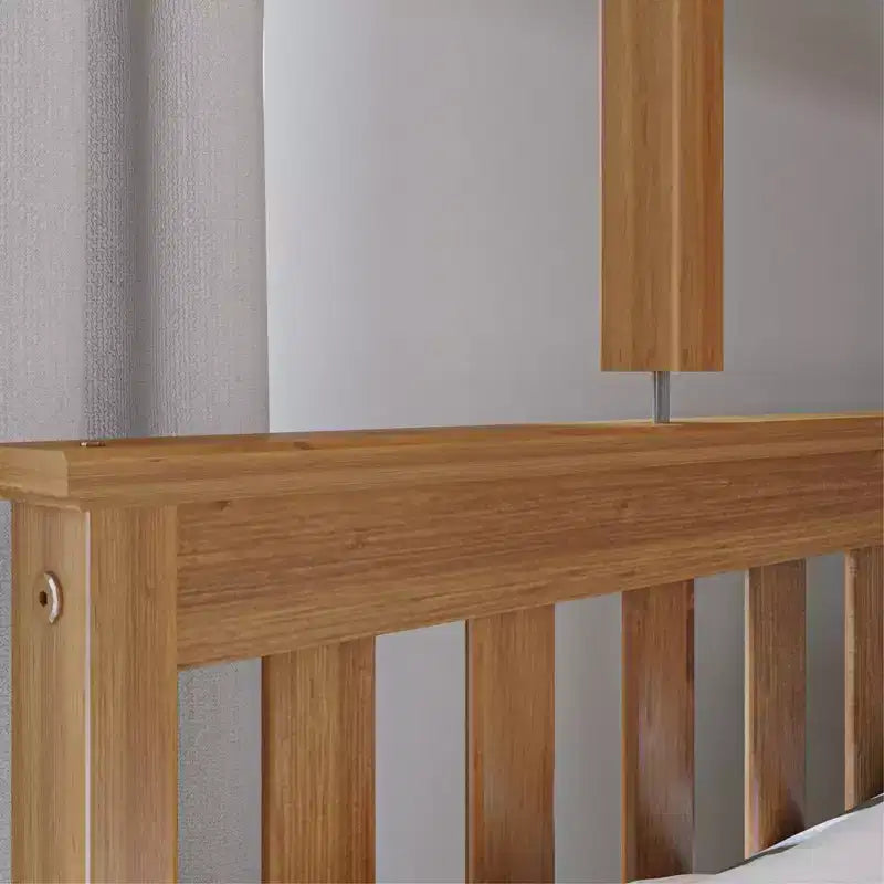 Max & Lily Lit superposé double sur toute la taille, Lits superposés en bois massif avec échelle pour enfants