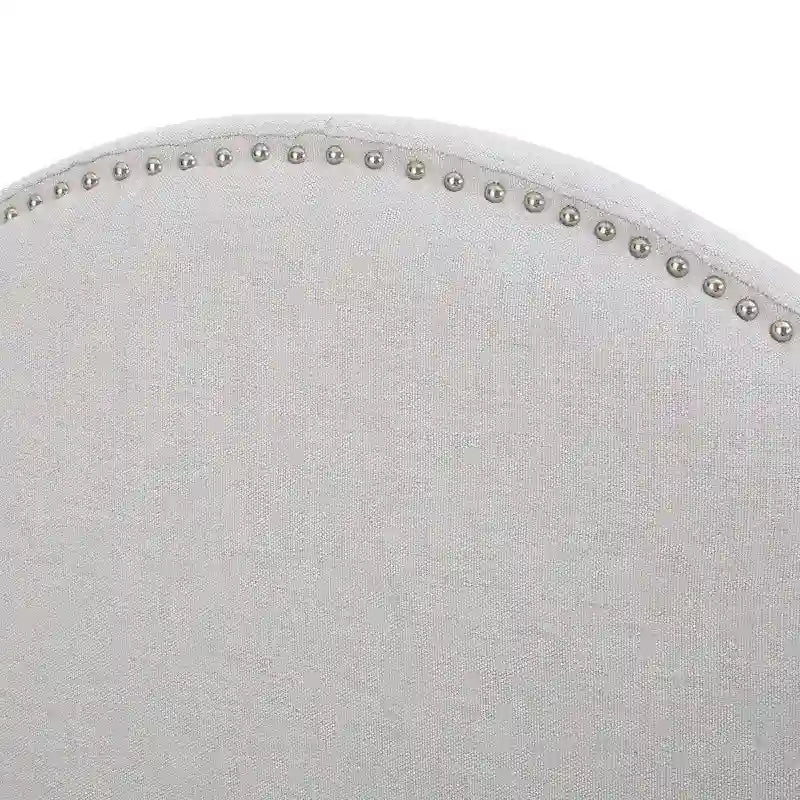 Tête de lit capitonnée en tissu réglable Grand lit/Très grand lit