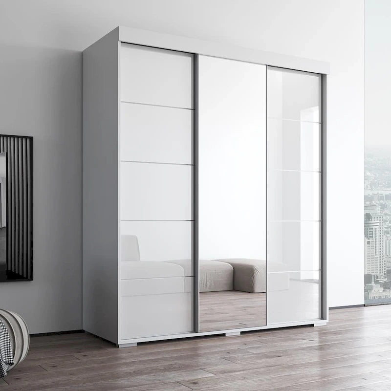 Armoire Aria Modern 3 portes avec miroir