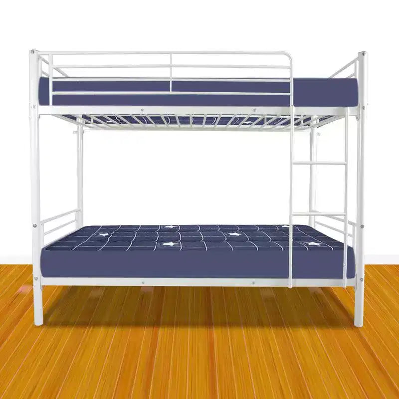 Lit Superposé Karl Home en Acier, Deux Places, avec Échelle, pour Chambre à Coucher, Dortoir, Enfants et Adultes