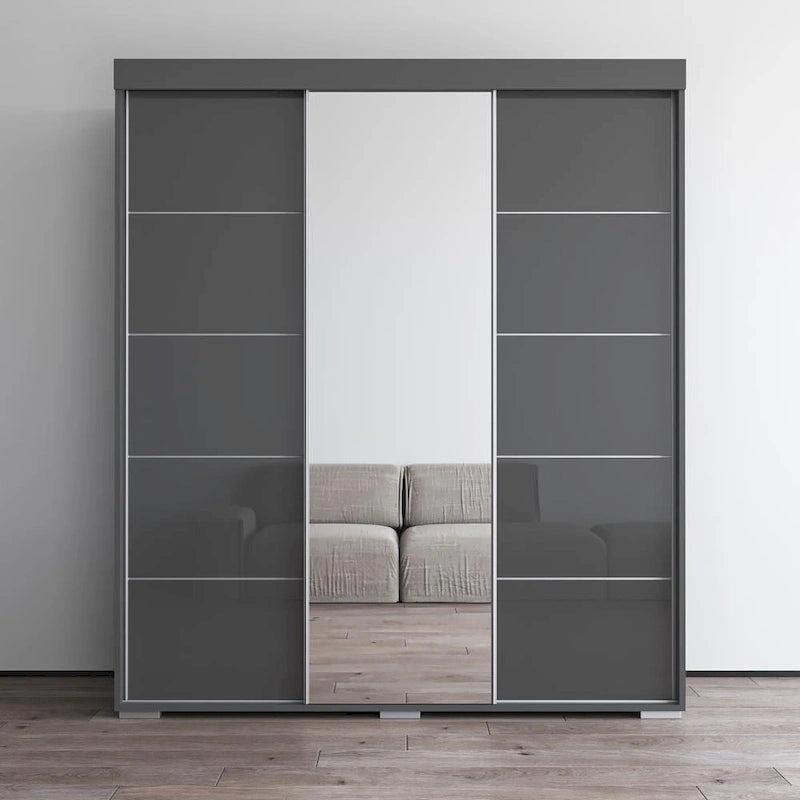 Armoire Aria Modern 3 portes avec miroir