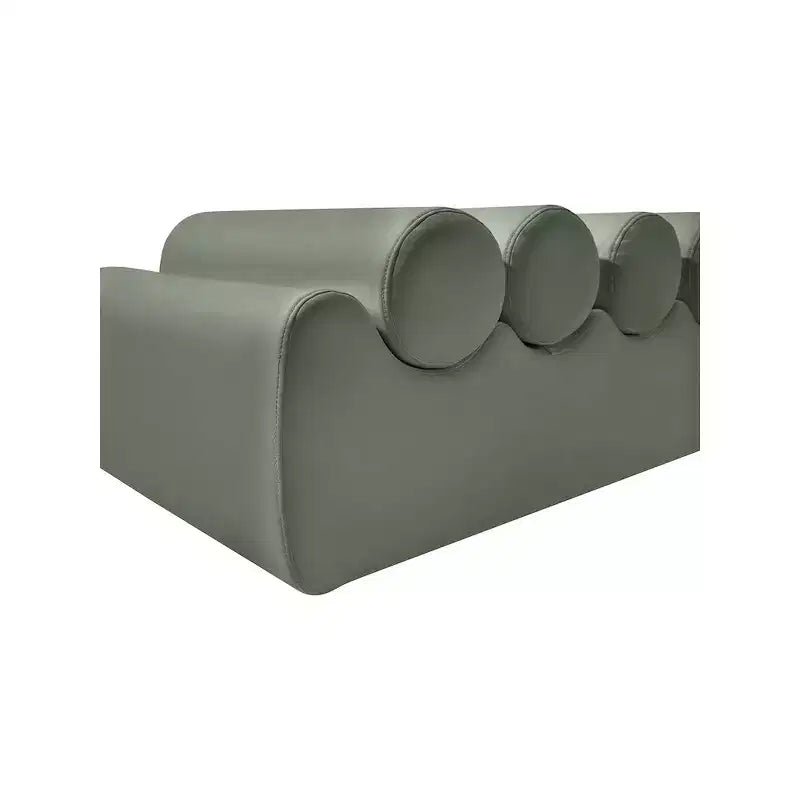 Meridian Furniture, Banc Rumble en cuir végétalien