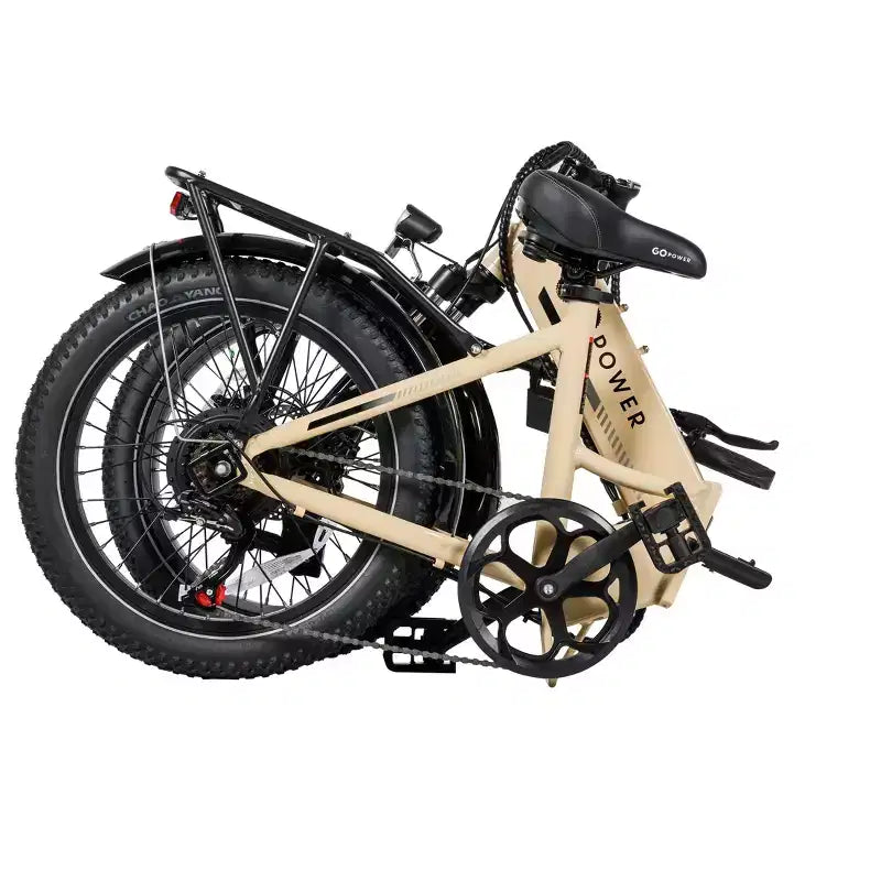 Vélo Électrique Pliant GoPowerBike GoPlus | Pneus Larges 20" | Moteur 500W, Vitesse Maximale 32 km/h | Autonomie 72+ km, 5 Niveaux d'Assistance au Pédalage | Boîte Ouverte