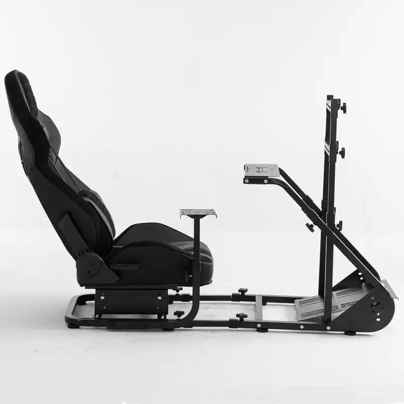Cockpit de course stabilisé amélioré JVNOXK, simulateur de conduite réglable (hors frein à main, pédales et écran)