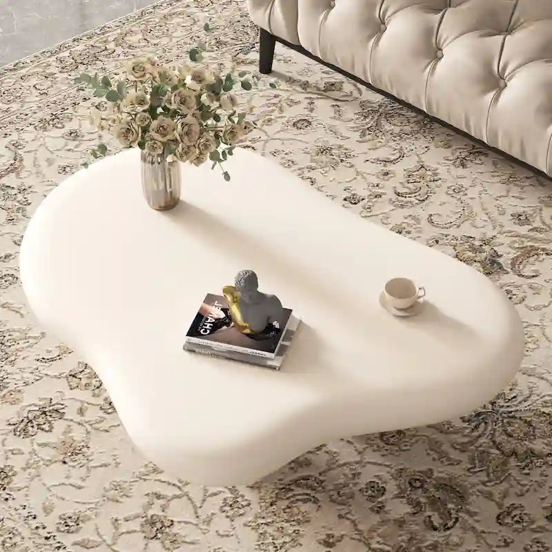 48,5 Table Basse Moderne Forme Nuage 4 Pieds
