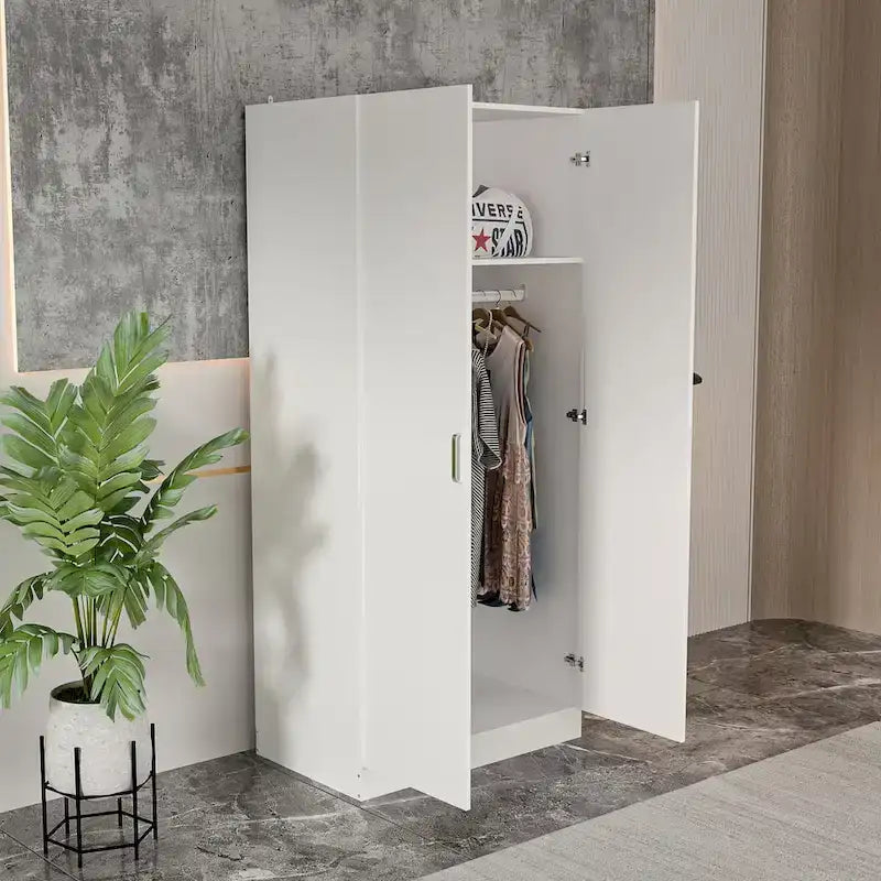 Armoire à 5 étagères avec 2 portes