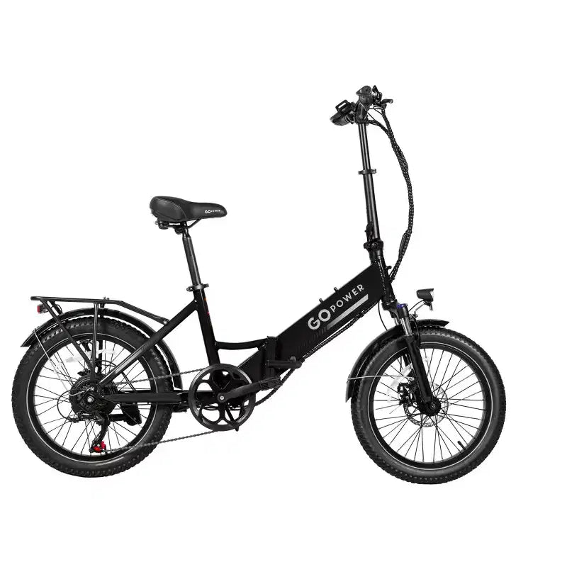Vélo Électrique Pliant GoPowerBike GoPlus | Pneus Larges 20" | Moteur 500W, Vitesse Maximale 32 km/h | Autonomie 72+ km, 5 Niveaux d'Assistance au Pédalage | Boîte Ouverte