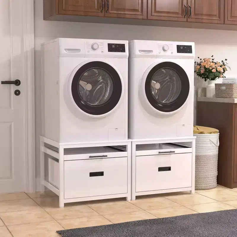 Support de piédestal GDLF pour lave-linge séchant, piédestal de lessive de 24,1 po pour lave-linge compact