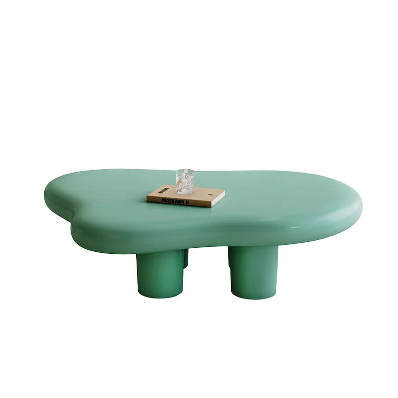48,5 Table Basse Moderne Forme Nuage 4 Pieds