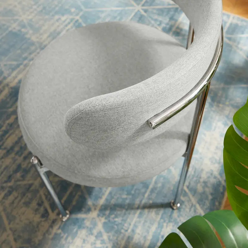 Chaises de salle à manger en tissu Albie – Lot de 2