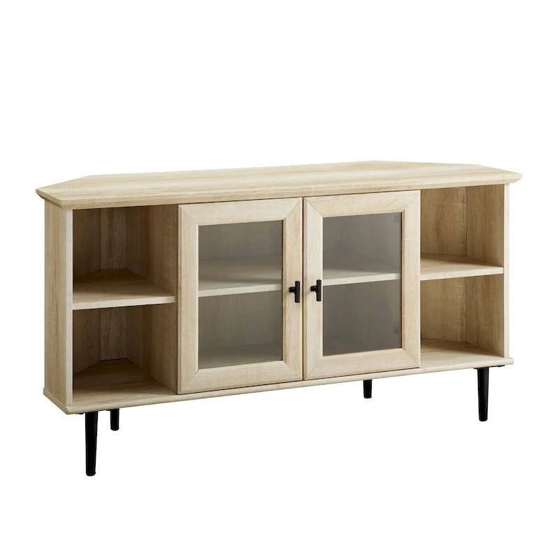 Meuble TV d'angle Middlebrook avec porte vitrée de 48 pouces
