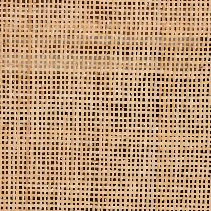 Meuble de rangement 3 portes en rotin naturel Bohème Evania