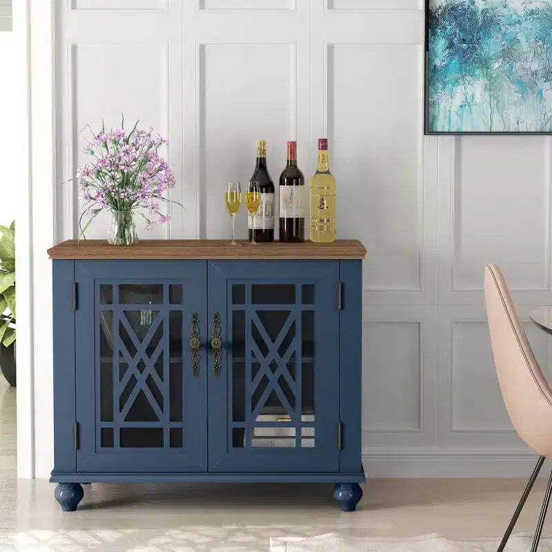 38 Buffet bas de rangement vintage armoire d'appoint - Festivo
