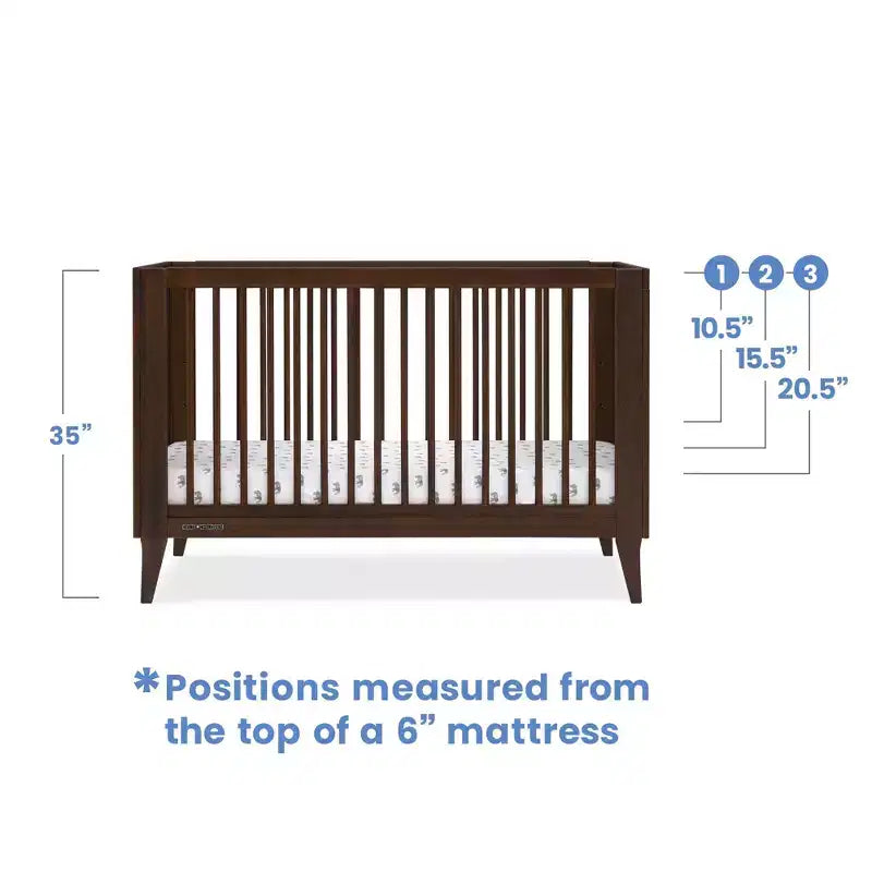 Lit de bébé convertible 4-en-1 Delta Children Ollie avec conversion en lit de jour