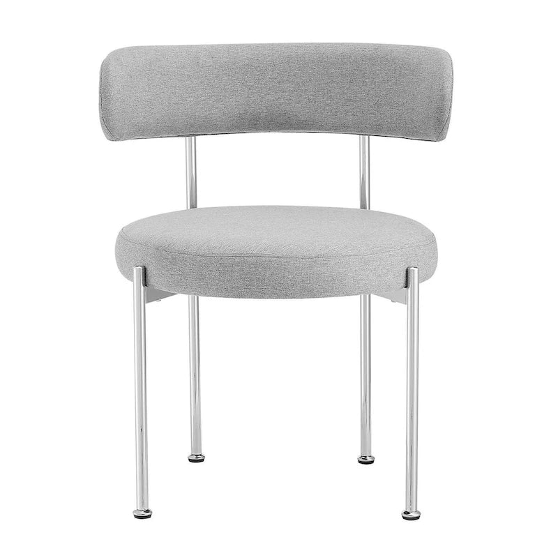Chaises de salle à manger en tissu Albie – Lot de 2