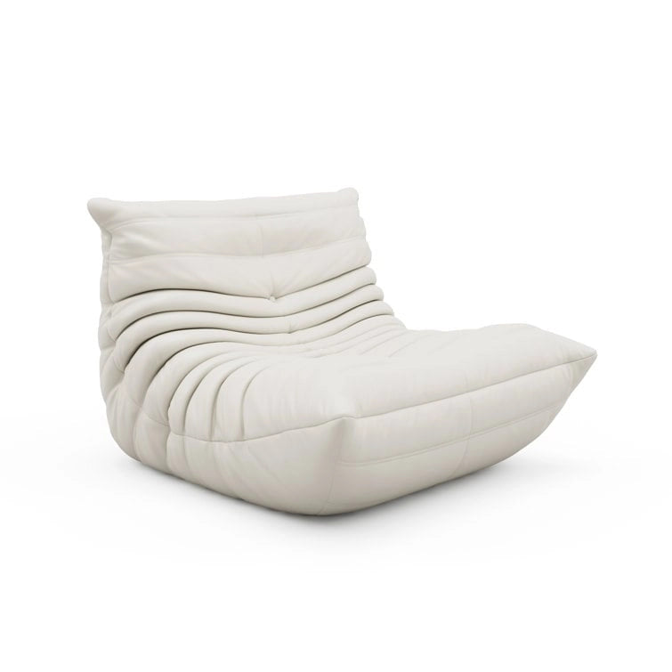 Furgle Canapé en cuir microfibre Design ergonomique Canapé paresseux Canapé de sol