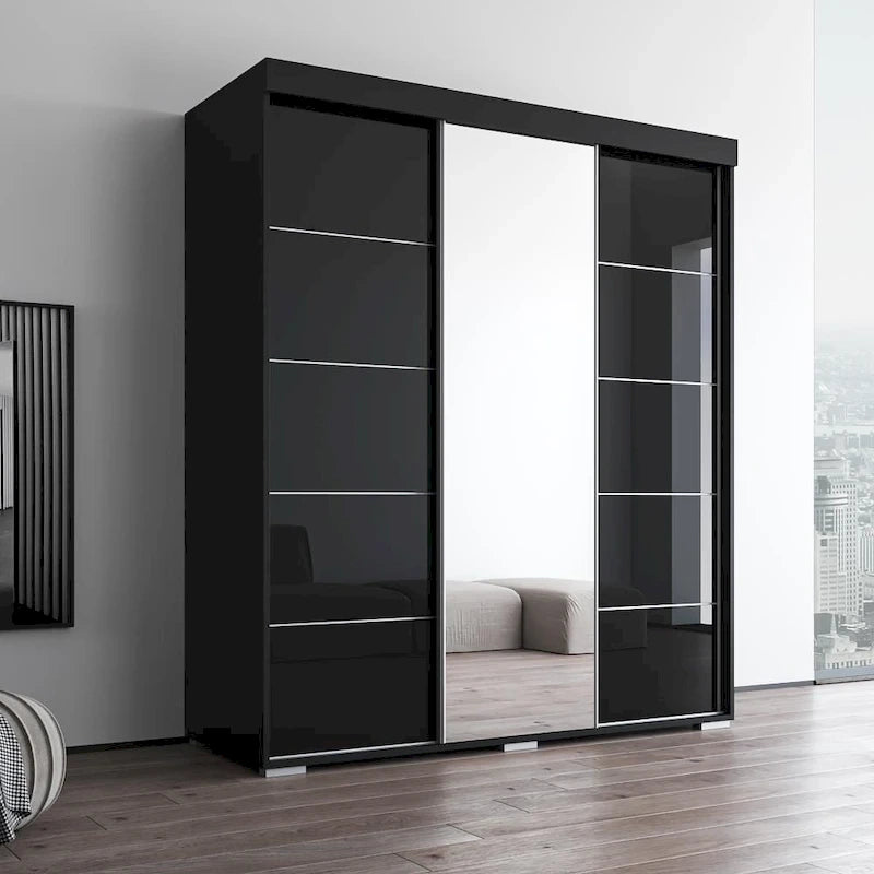 Armoire Aria Modern 3 portes avec miroir