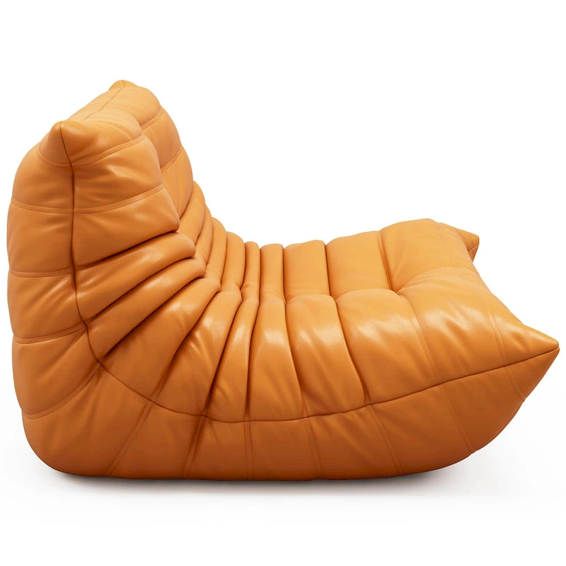 Furgle Canapé en cuir microfibre Design ergonomique Canapé paresseux Canapé de sol