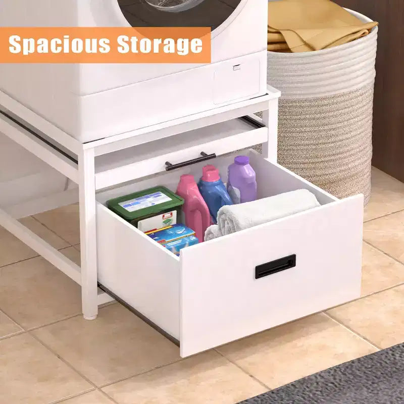 Support de piédestal GDLF pour lave-linge séchant, piédestal de lessive de 24,1 po pour lave-linge compact