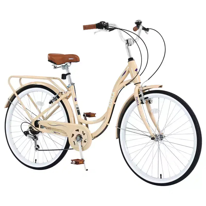 Vélo pour femme Zeus & Ruta de 24 pouces avec 7 vitesses et cadre en acier