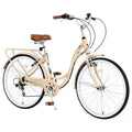 Vélo pour femme Zeus & Ruta de 24 pouces avec 7 vitesses et cadre en acier