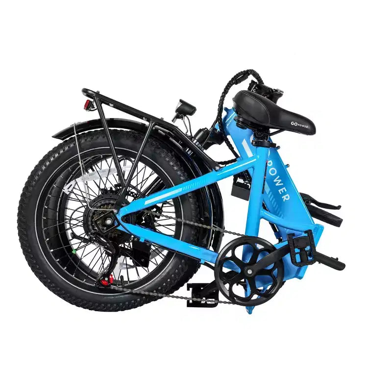 Vélo Électrique Pliant GoPowerBike GoPlus | Pneus Larges 20" | Moteur 500W, Vitesse Maximale 32 km/h | Autonomie 72+ km, 5 Niveaux d'Assistance au Pédalage | Boîte Ouverte
