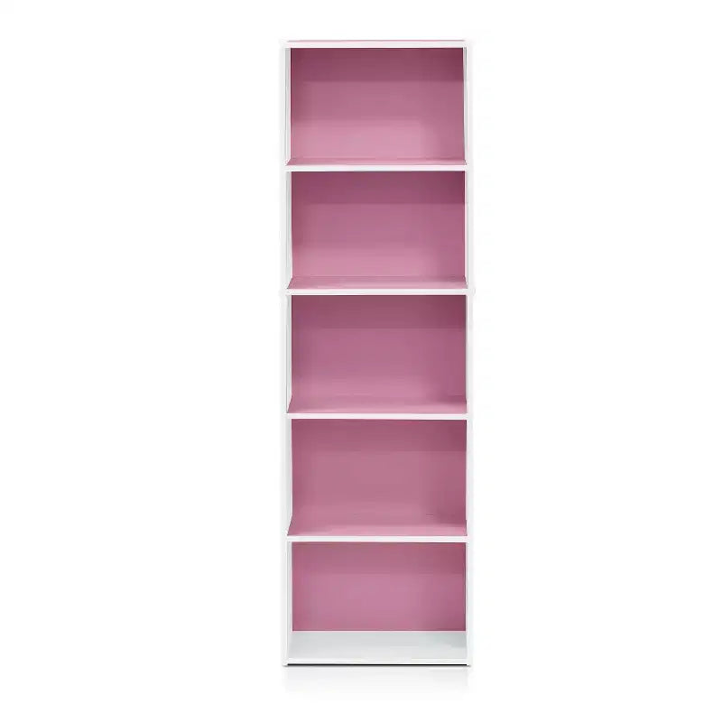 Furinno Étagère de rangement réversible 5 cubes pour livres, ouverte, horizontale ou verticale