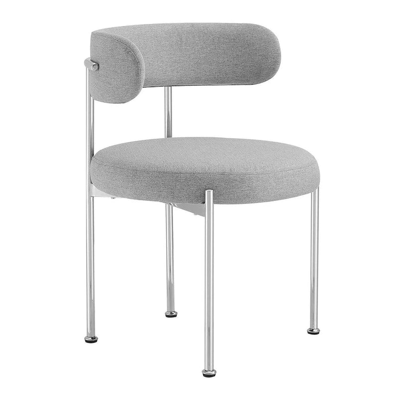 Chaises de salle à manger en tissu Albie – Lot de 2