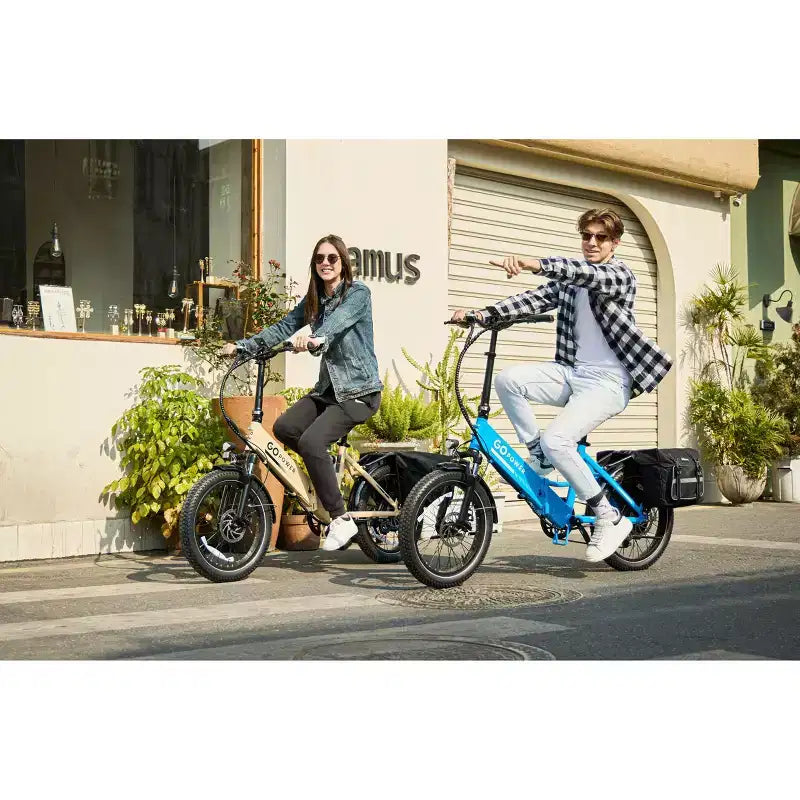 Vélo Électrique Pliant GoPowerBike GoPlus | Pneus Larges 20" | Moteur 500W, Vitesse Maximale 32 km/h | Autonomie 72+ km, 5 Niveaux d'Assistance au Pédalage | Boîte Ouverte
