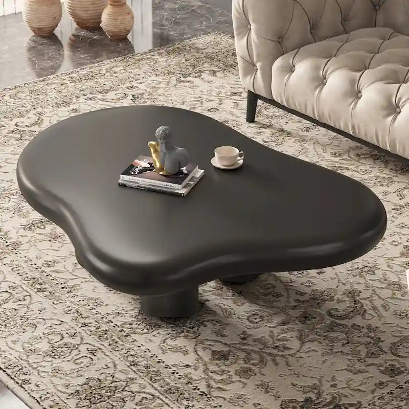 48,5 Table Basse Moderne Forme Nuage 4 Pieds