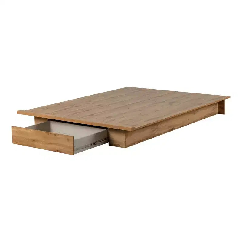 Lit plateforme double/grand Nordik Chêne de South Shore