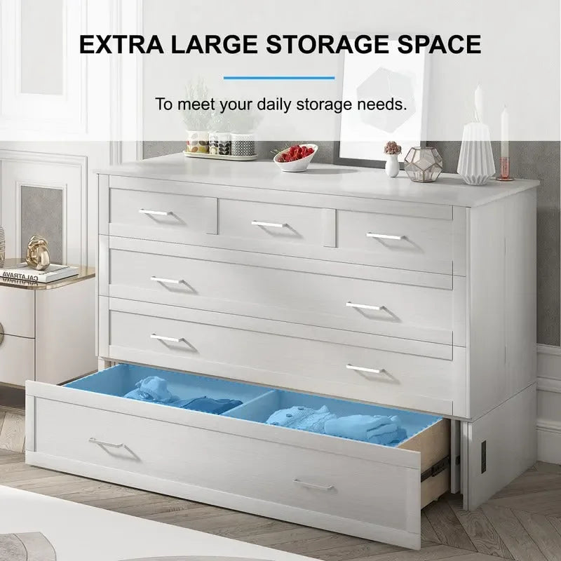 Lit escamotable Mixoy Murphy avec matelas et tiroir