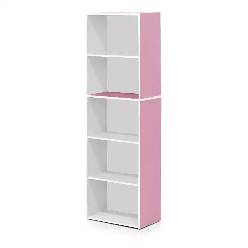 Furinno Étagère de rangement réversible 5 cubes pour livres, ouverte, horizontale ou verticale