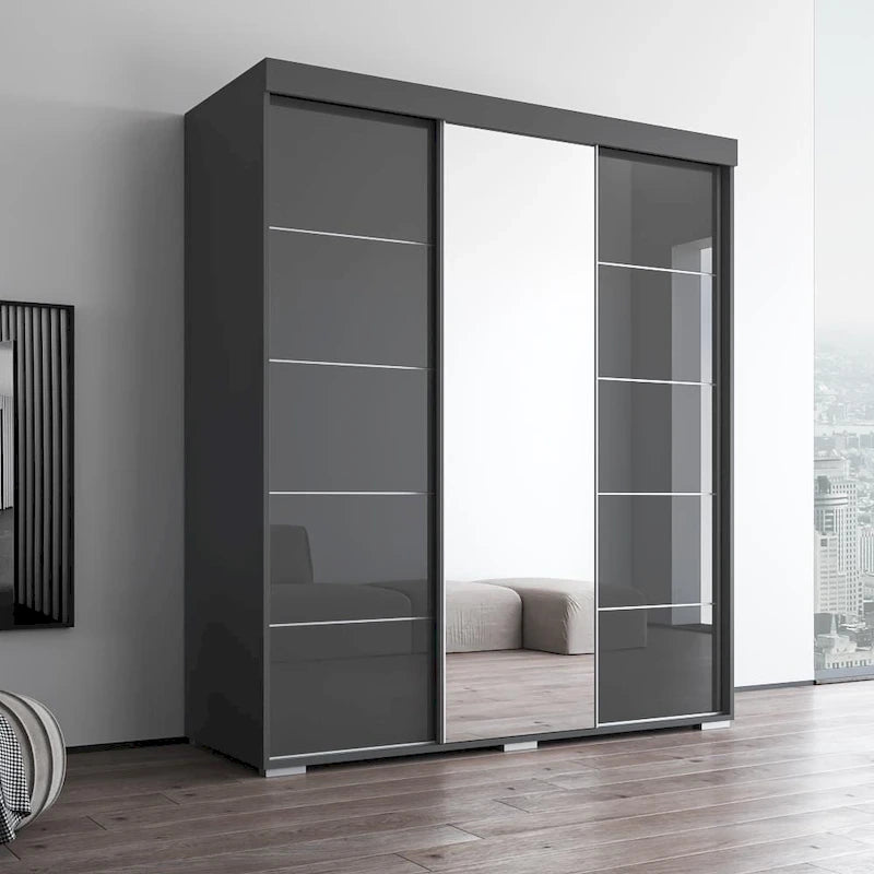 Armoire Aria Modern 3 portes avec miroir