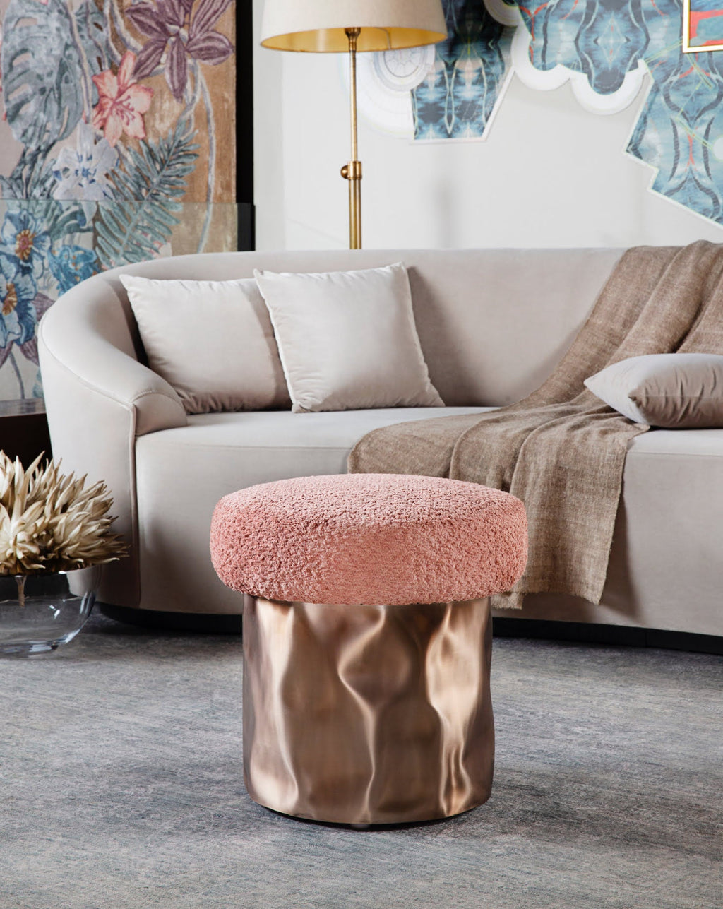 Pink Pouf