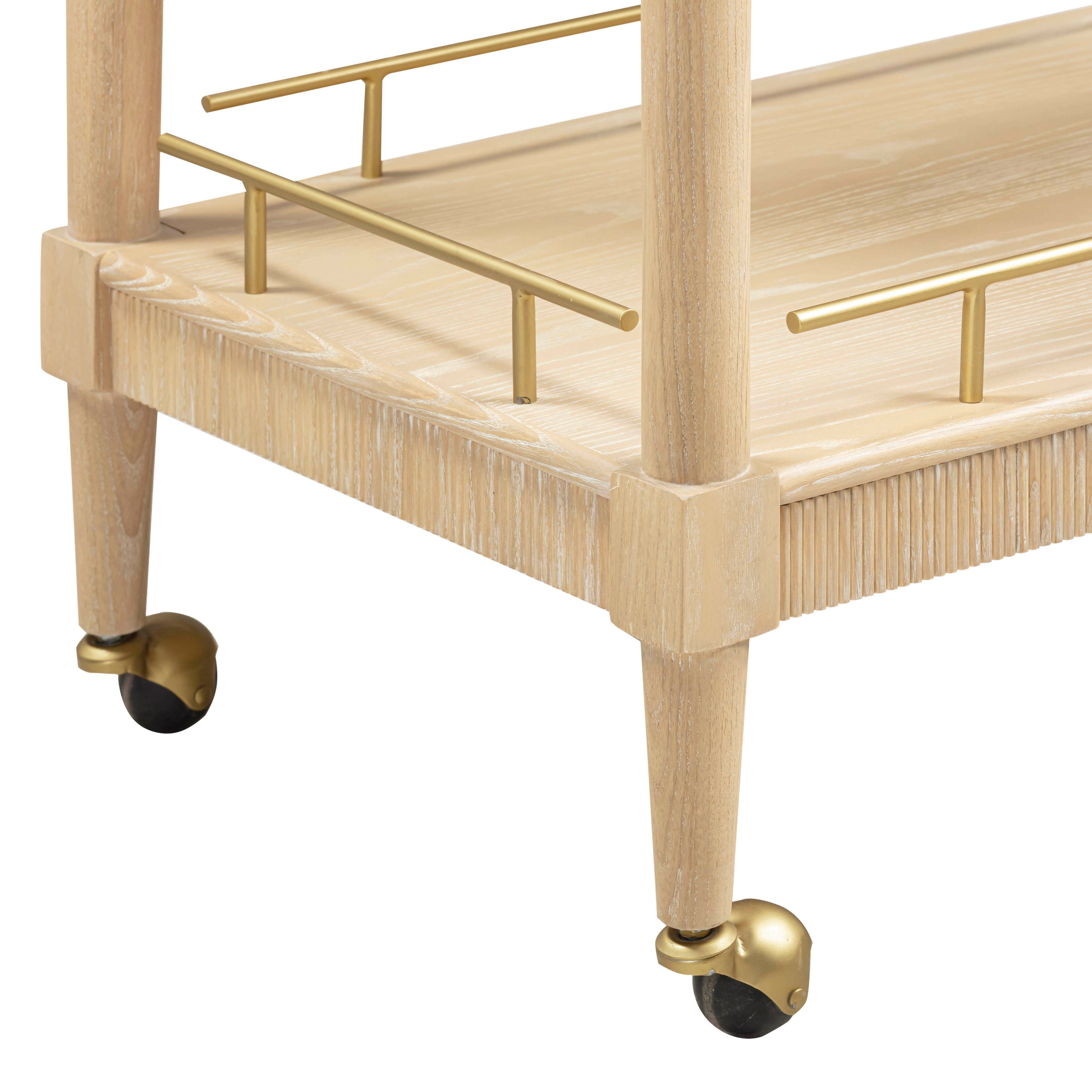 37 Natural Ash Bar Cart