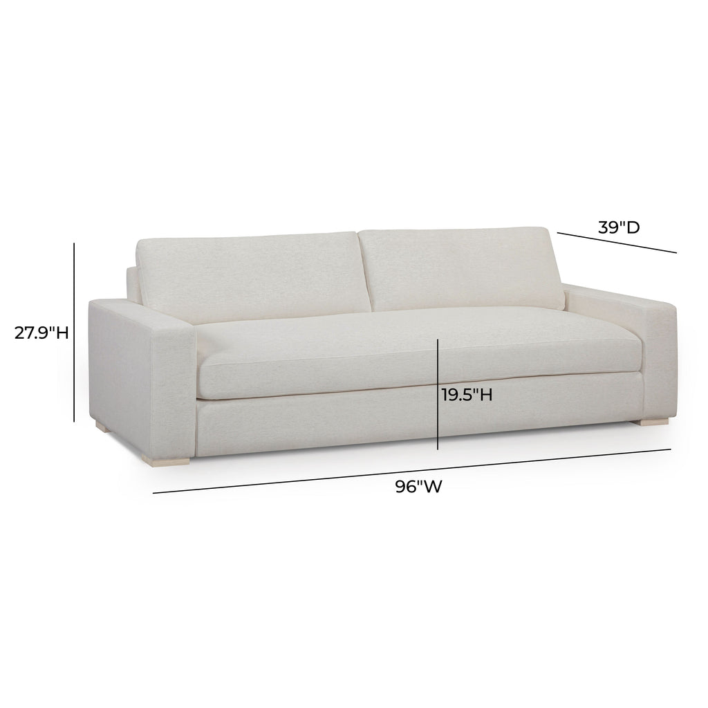96 Upcycled Performance Chenille Sofa