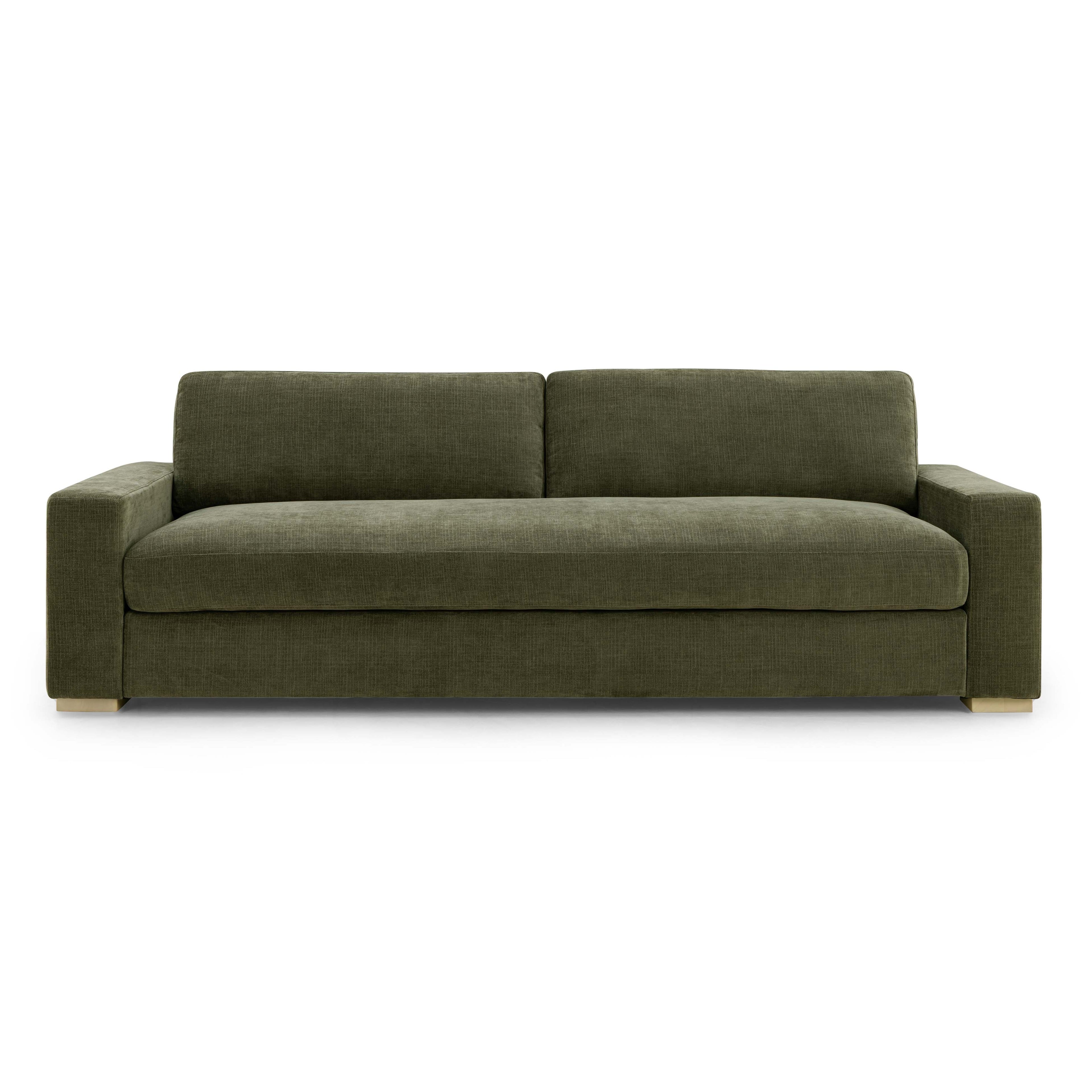 96 Upcycled Performance Chenille Sofa