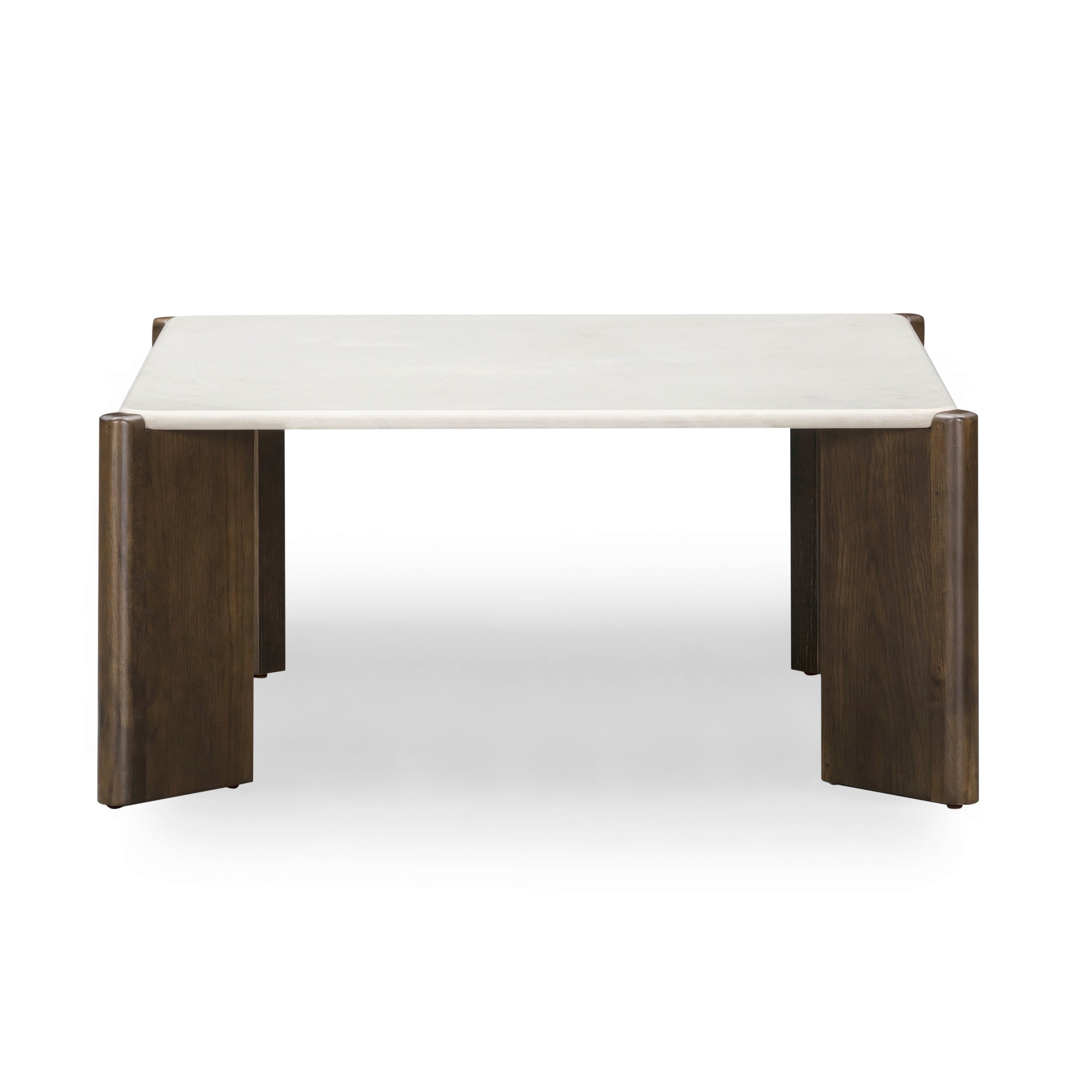 33.5 Cream Quartz Square Coffee Table