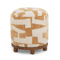 Performance Jacquard Ottoman