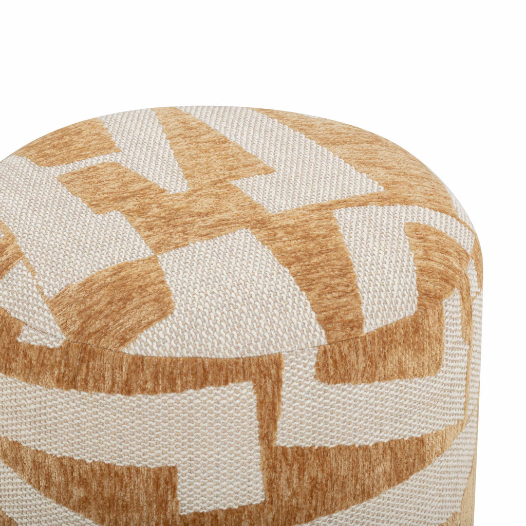 Performance Jacquard Ottoman