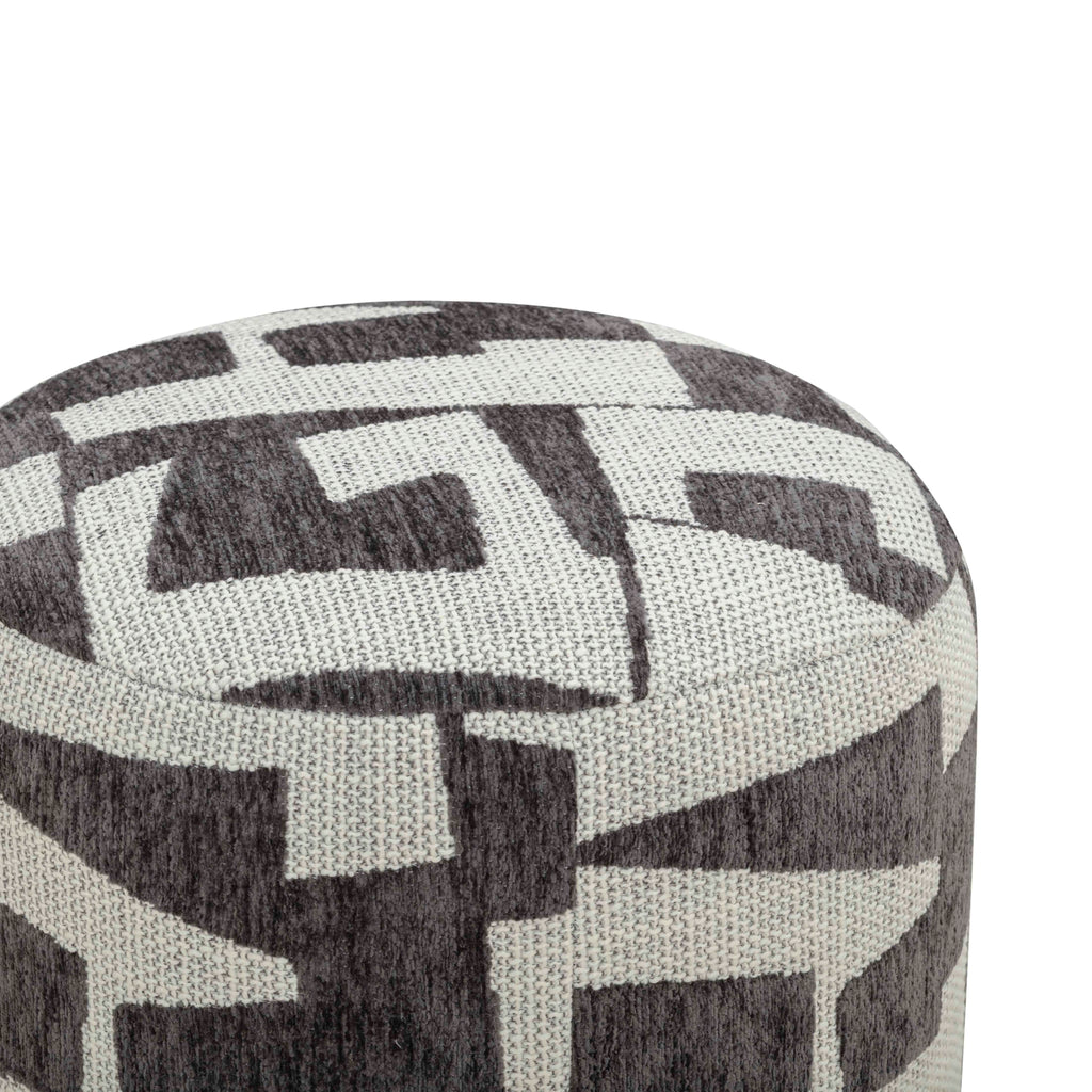 Performance Jacquard Ottoman