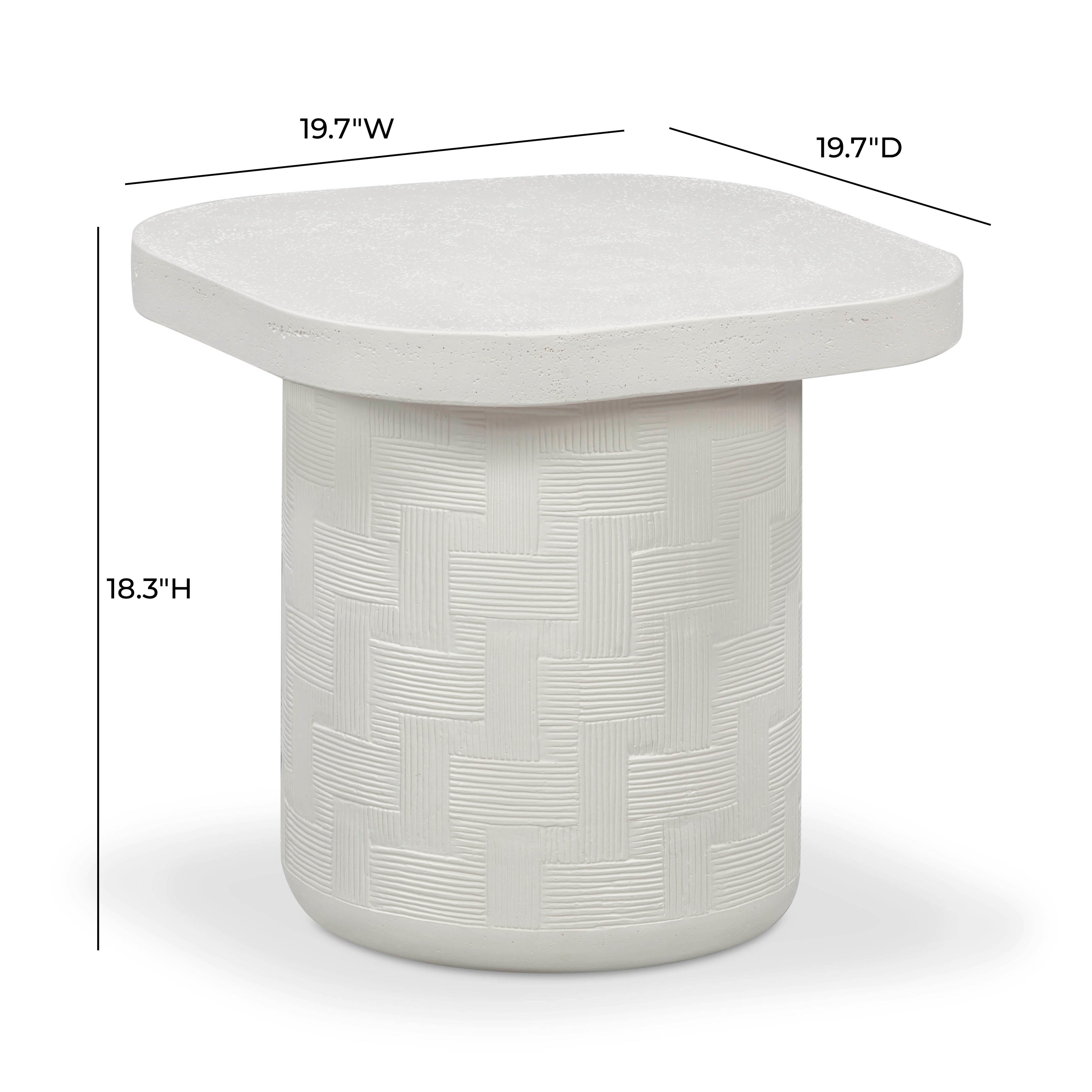 Indoor/Outdoor Concrete Side Table