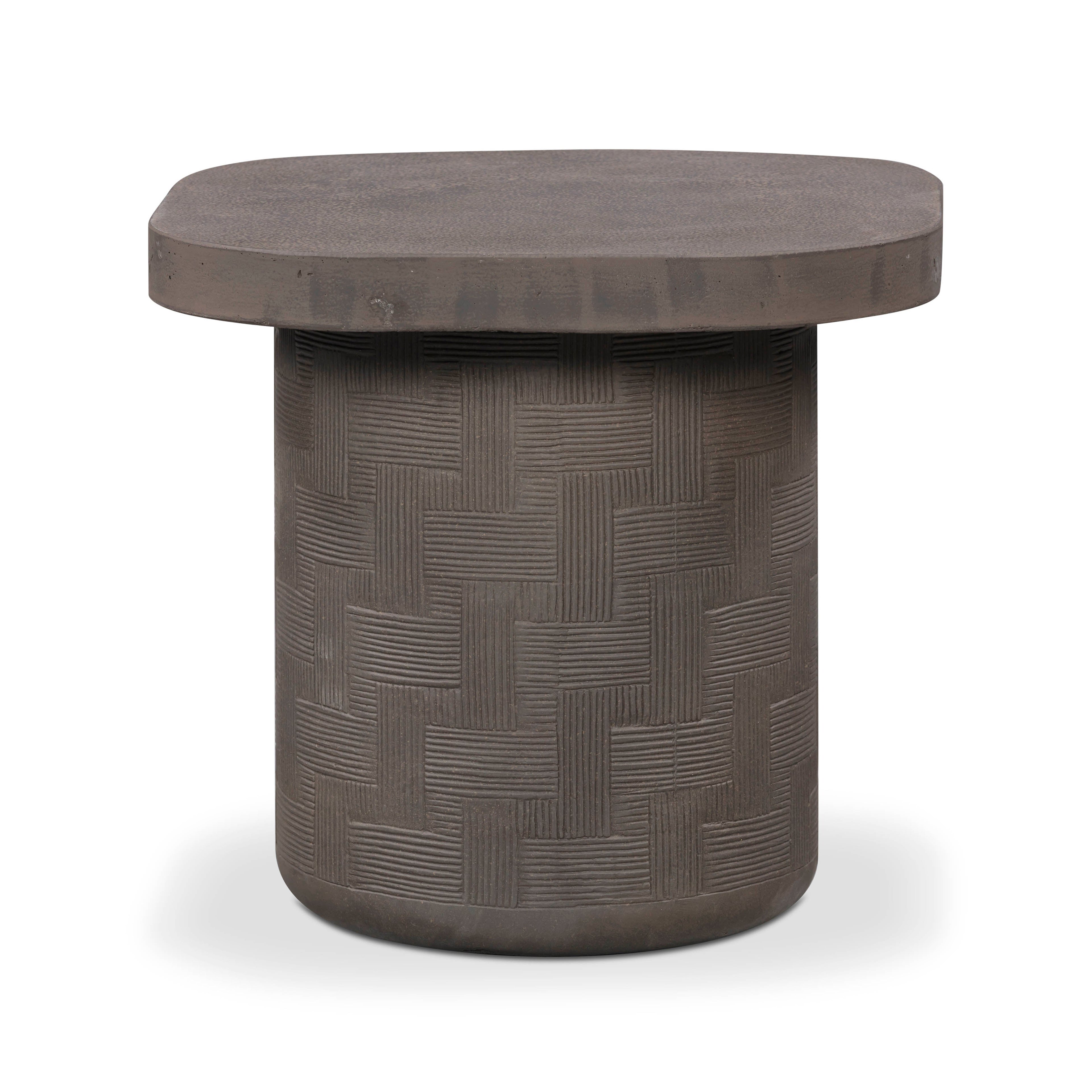 Indoor/Outdoor Concrete Side Table