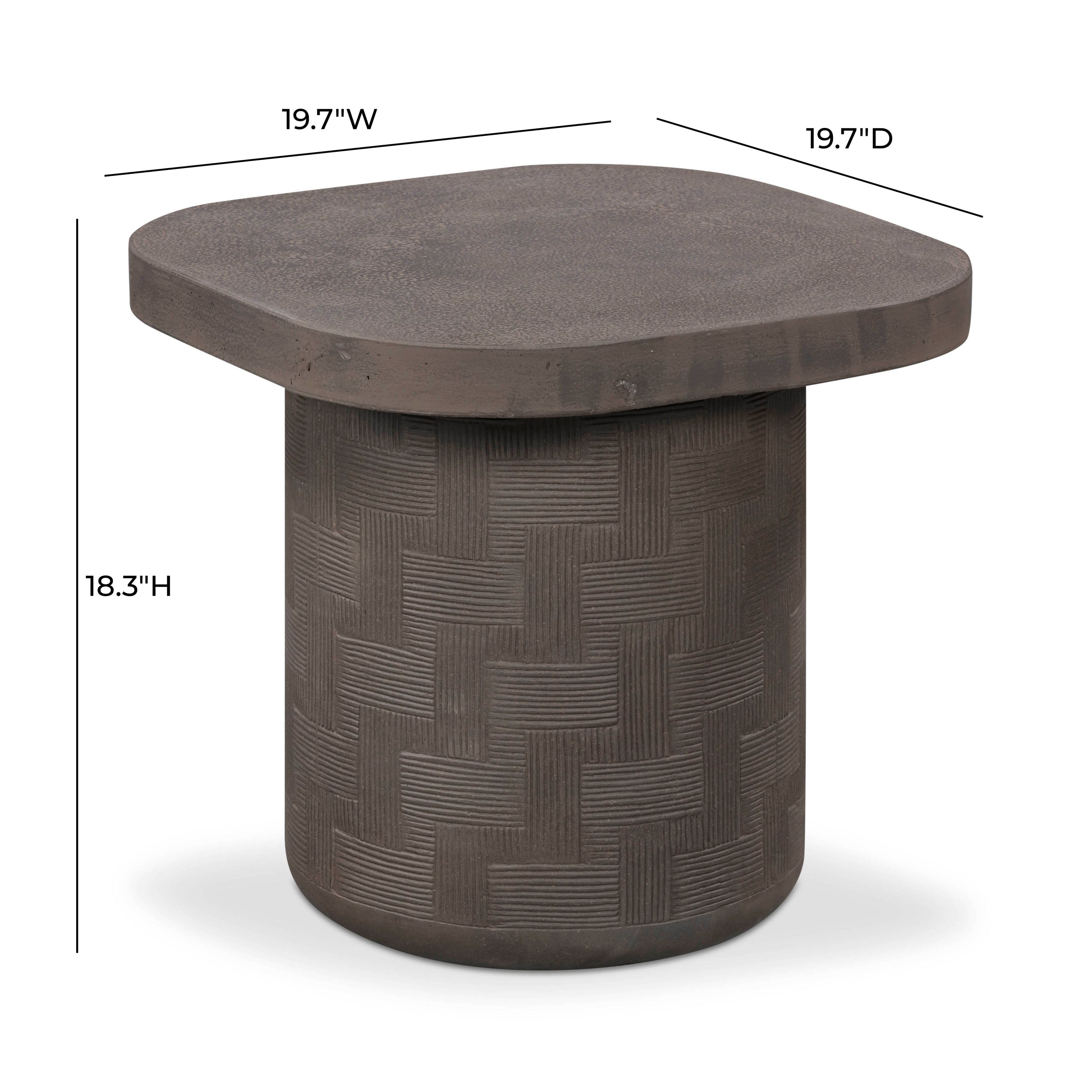 Indoor/Outdoor Concrete Side Table