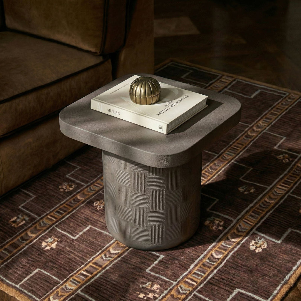 Indoor/Outdoor Concrete Side Table