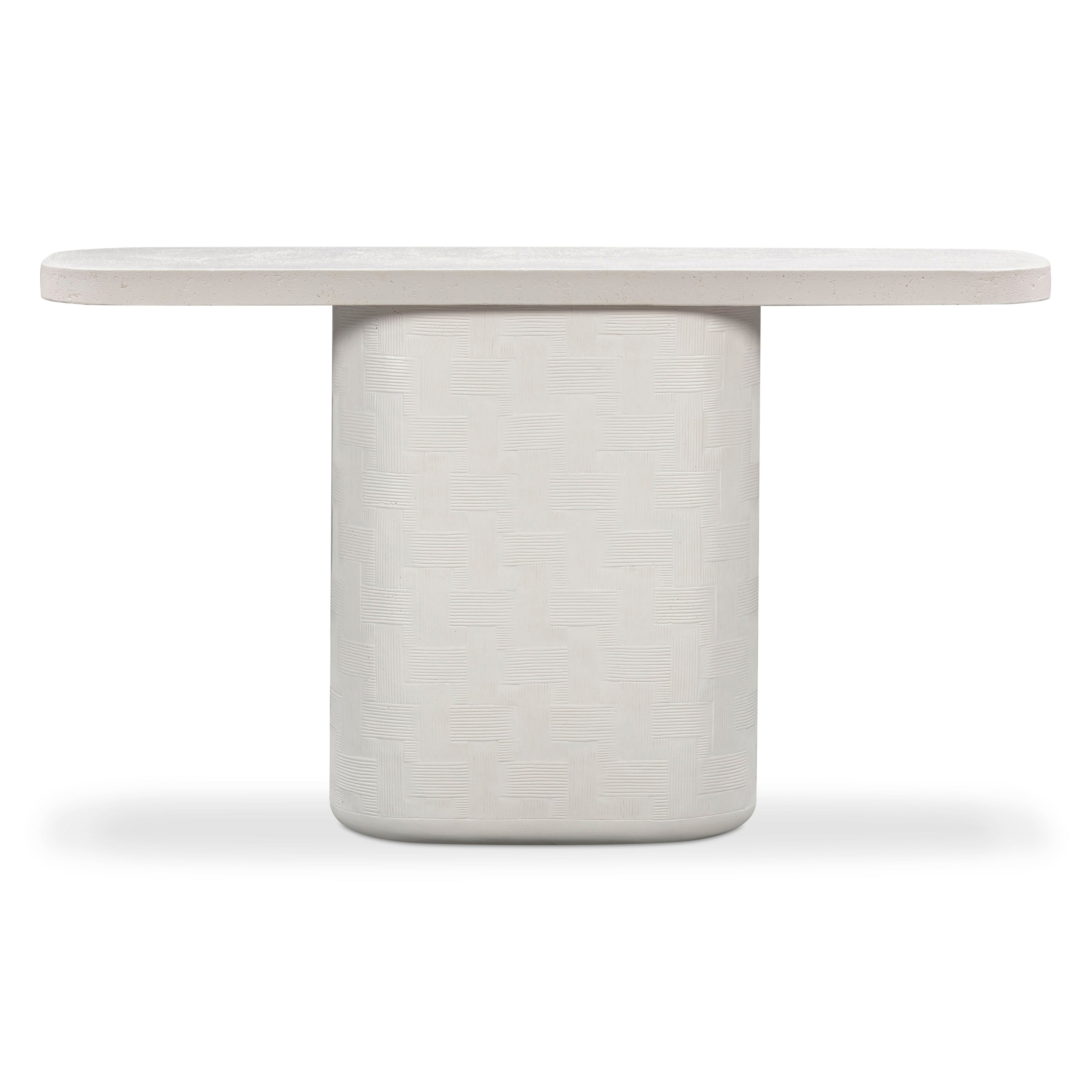 55 Indoor/Outdoor Concrete Console Table